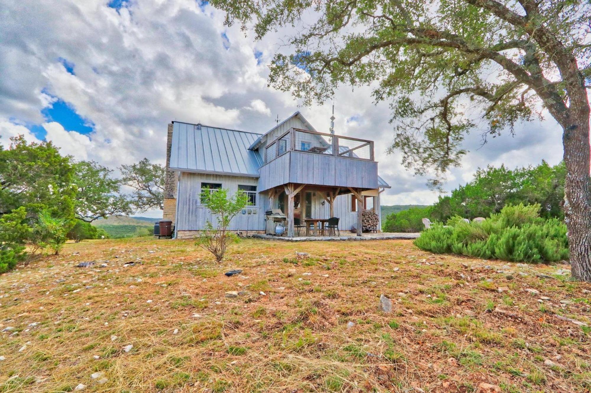 Log Cabin At Old Glory Ranch Wimberley Extérieur photo